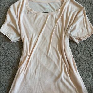 Women's Pink/ Victoria Secret Light pink Short Sleeve Top